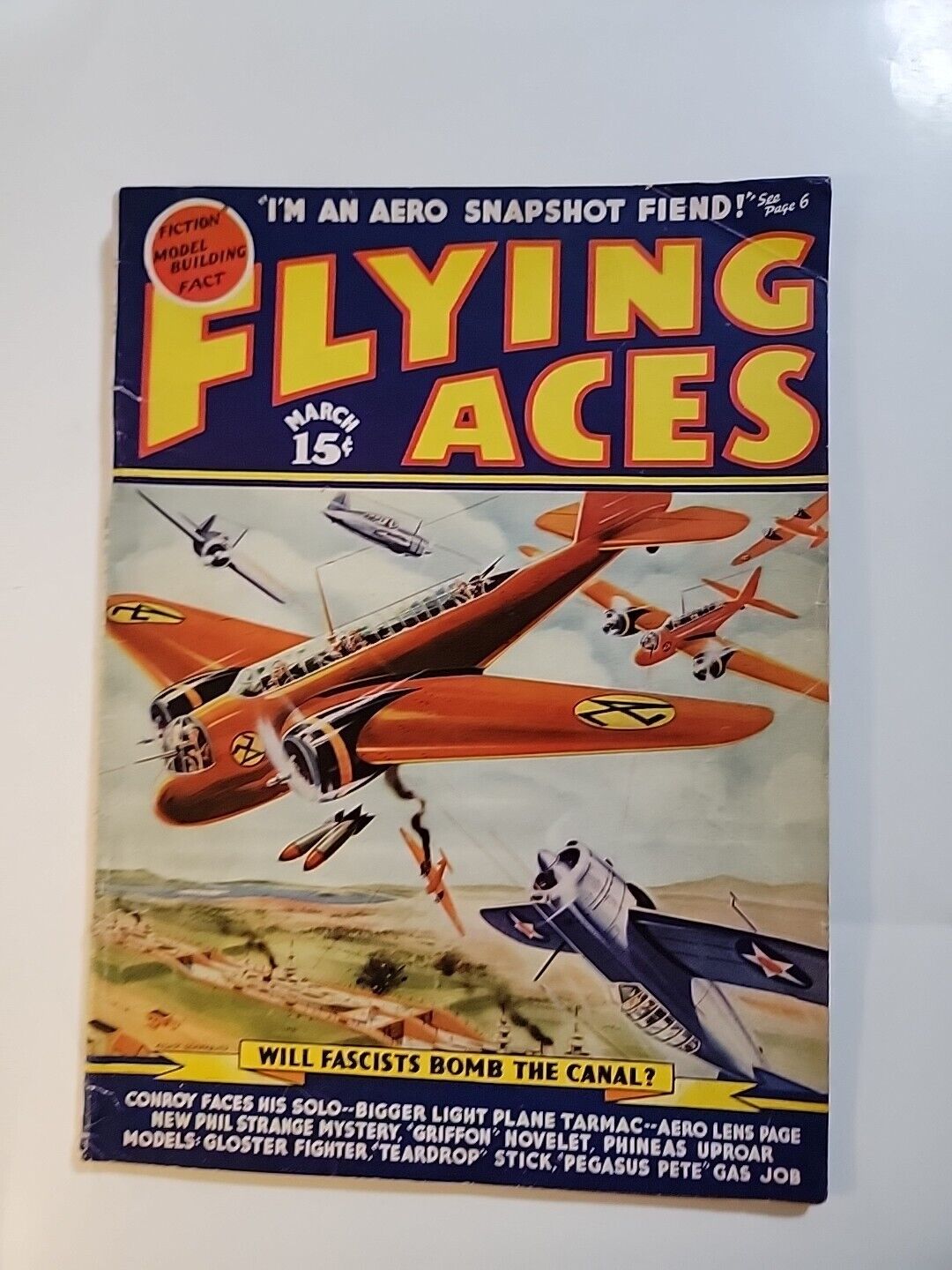 WW2 Flying Aces by A. A. Wyn, March 1939