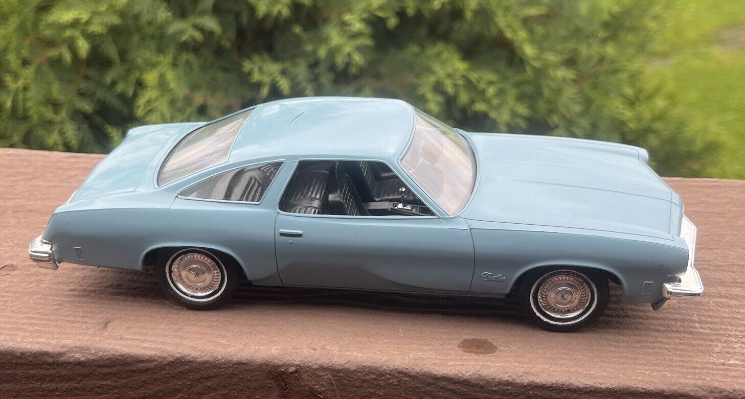 75 1975 Oldsmobile Cutlass Dealer Promo Car Jo-Han BLUE ***NO BOX***