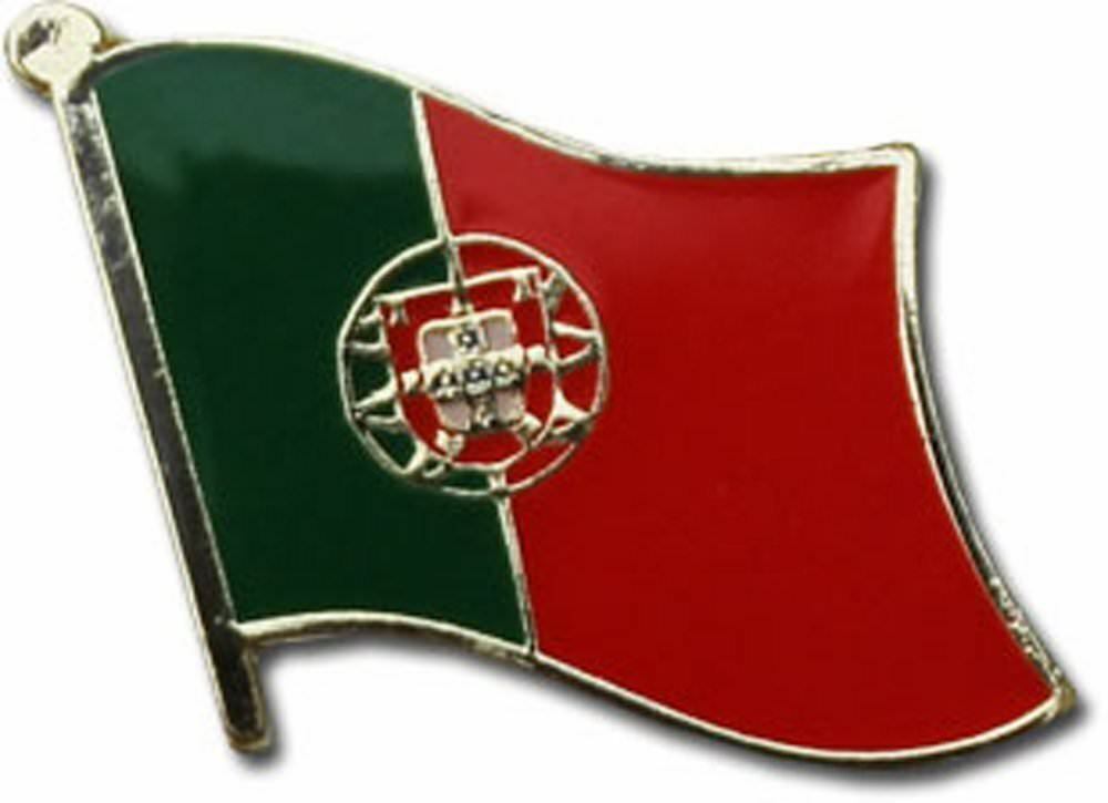 Portugal Country Flag Bike Motorcycle Hat Cap lapel Pin