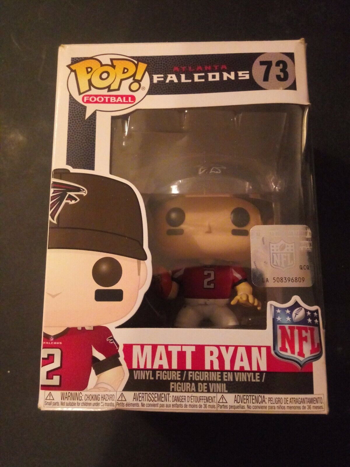 2017 Matt Ryan Funko Pop Football #73 Atlanta Falcons Vinyl Figure NFL  Open Box
