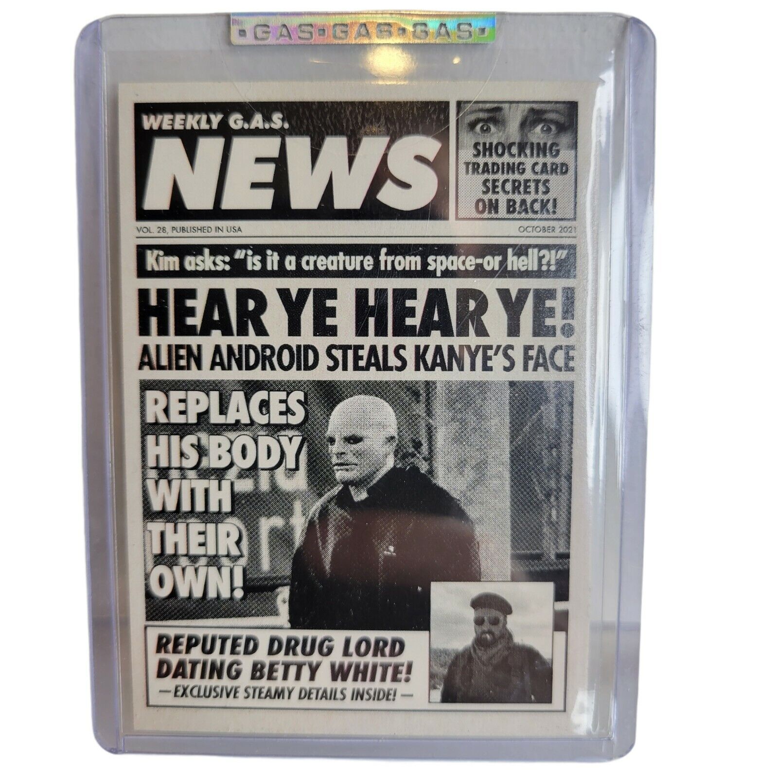 G.A.S. Trading Card #28 Rookie Hear Ye Hear Ye Kanye West Yeezy