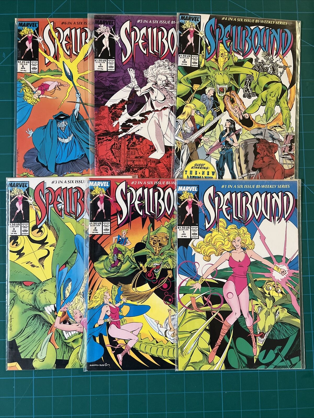 Spellbound #1-6 (1988) Marvel Complete Limited Series - Louise Simonson VF/NM D5