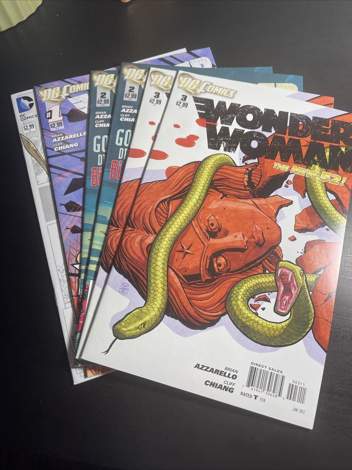 Wonder Woman 6 Comic Lot - All High Grades - #0 1 2 2 3 3 - The New 52