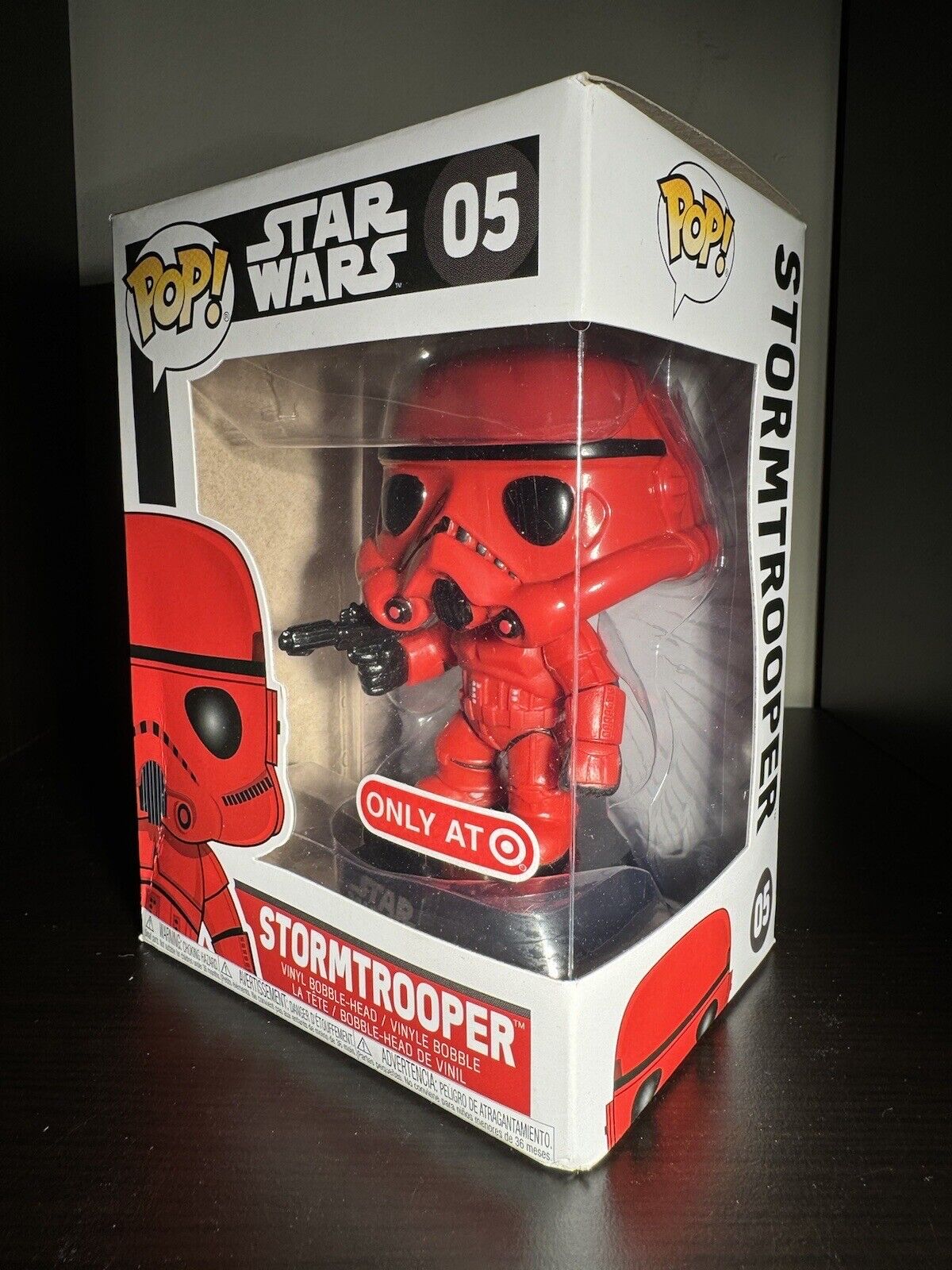 Funko Pop Star Wars Red Stormtrooper (05) Vinyl Figure Target Exclusive