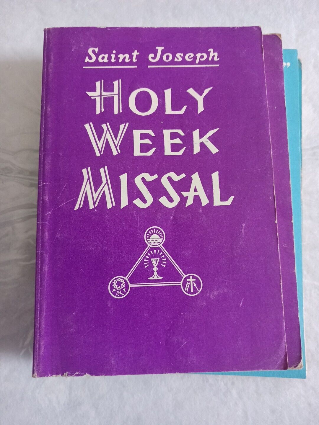 Vintage 1957 Saint Joseph Holy Week Missal, Roman Catholic Pamphlet 4871