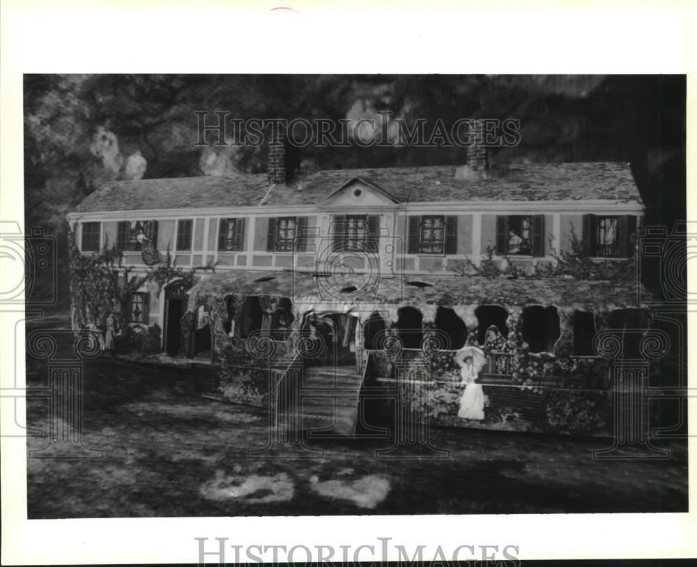 1994 Press Photo New Orleans Museum of Art gift shop model of Monet\'s house