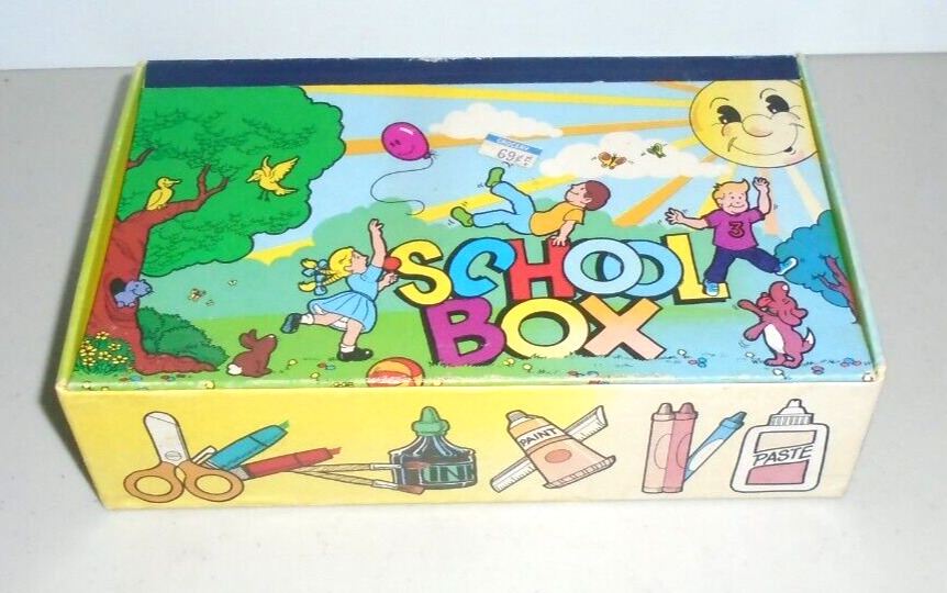 Vintage Elementary School Box Pencil Box