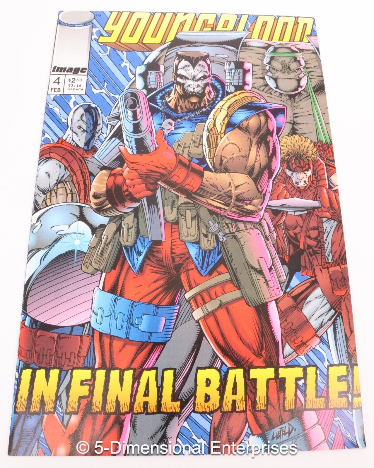 YOUNGBLOOD In Final Battle #4 (Feb 1992 1st Series) Image Comics Bagged Boarded