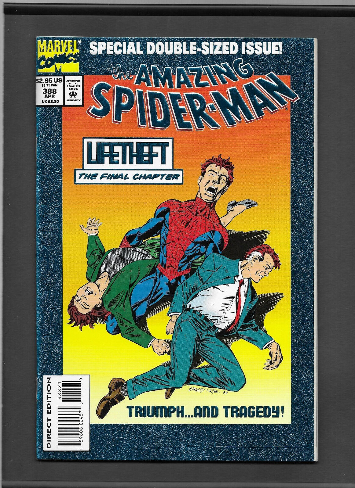 Amazing Spider-Man #388 (1963 Series) VF/NM (9.0) [Origin of Eddie Brock]