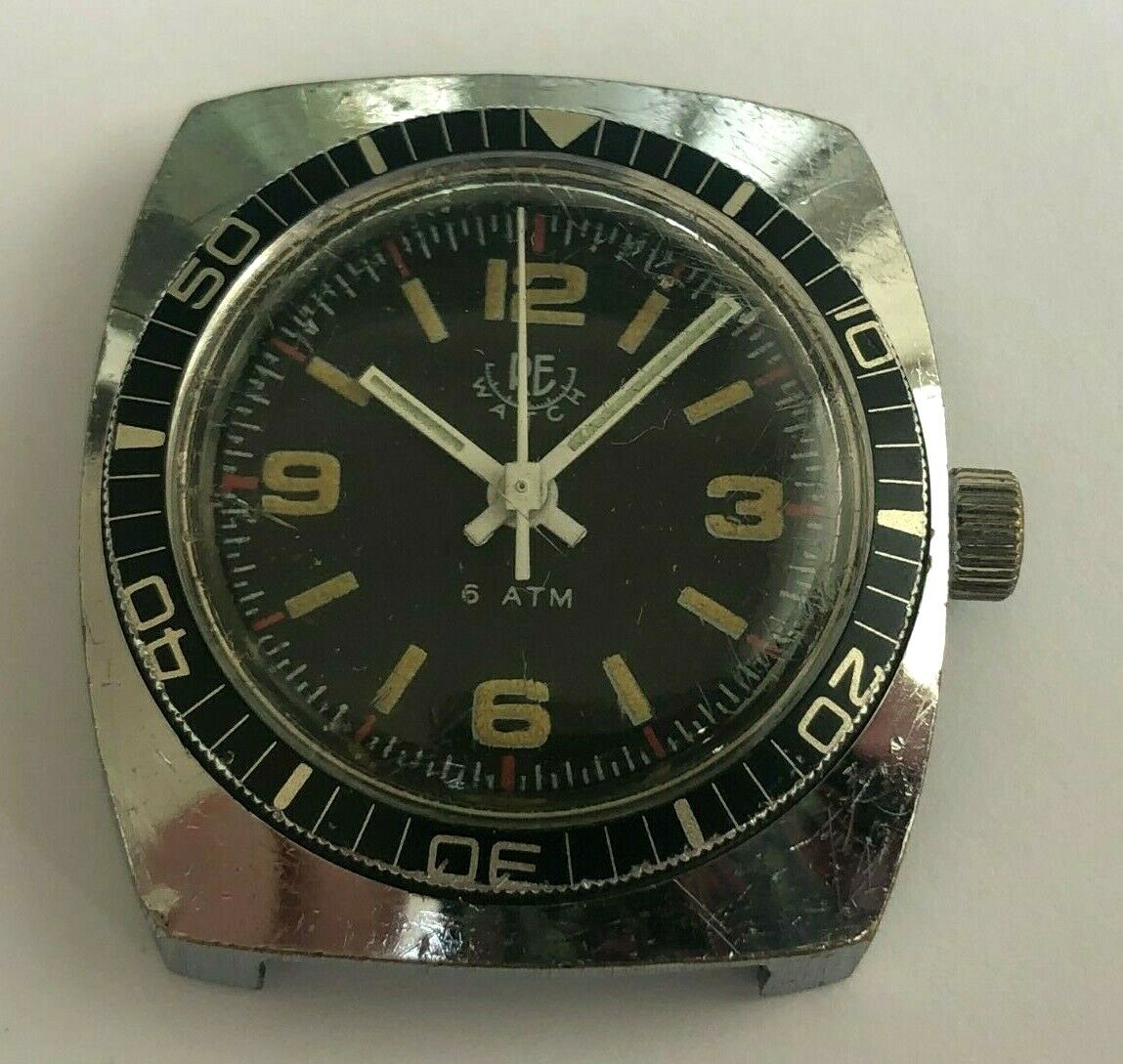 Vintage Re Watch 6 ATM Mechanical Men`s Wristwatch Germany