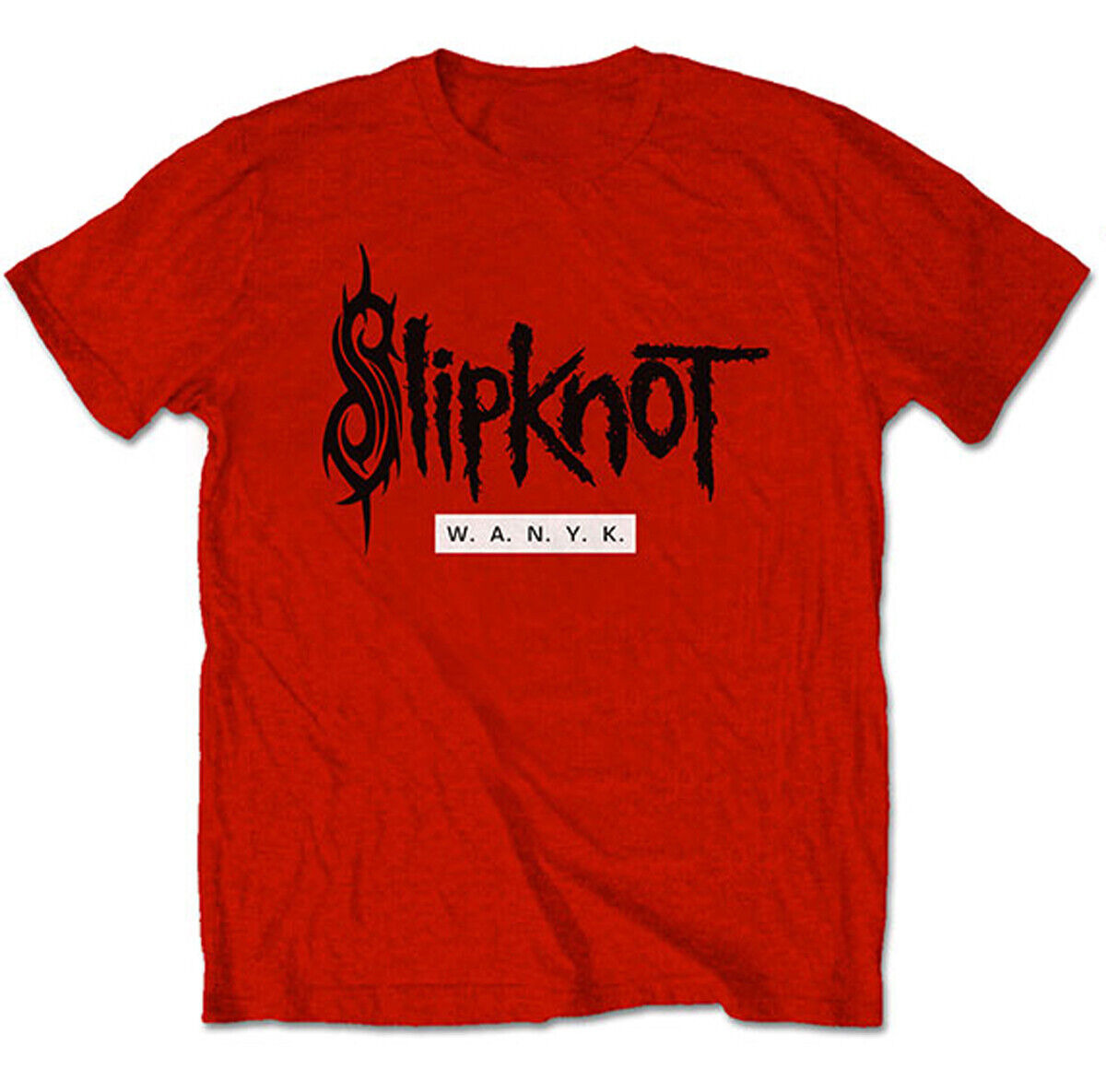 Slipknot W.a.n.y.k T-Shirt Short Sleeve Cotton Red Men All Size S to 5XL DA23