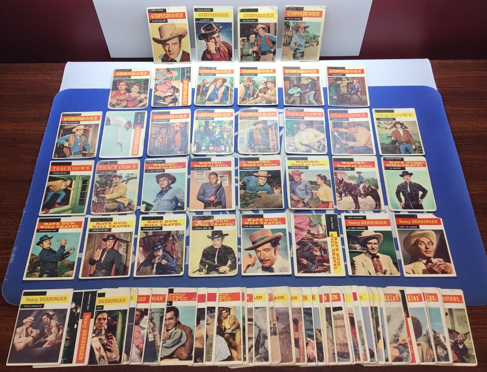 1958 TOPPS TV WESTERNS COMPLETE SET 71/71 *READ
