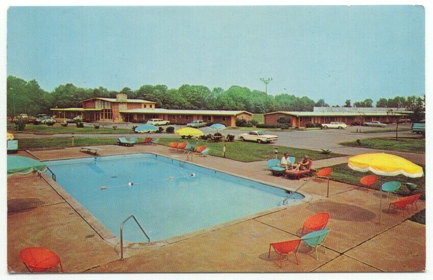 Bordentown NJ The Easterner Motor Lodge Resort Motel Postcard New Jersey