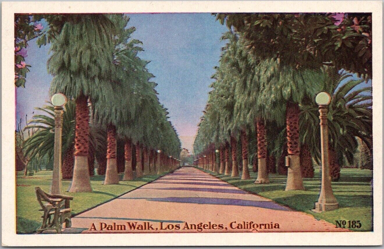 Vintage 1920s LOS ANGELES, California Postcard \