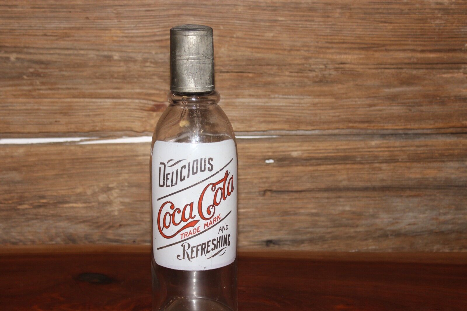 1900s Back Bar Coca Cola Syrup Bottle pretty rare in Nice Condition