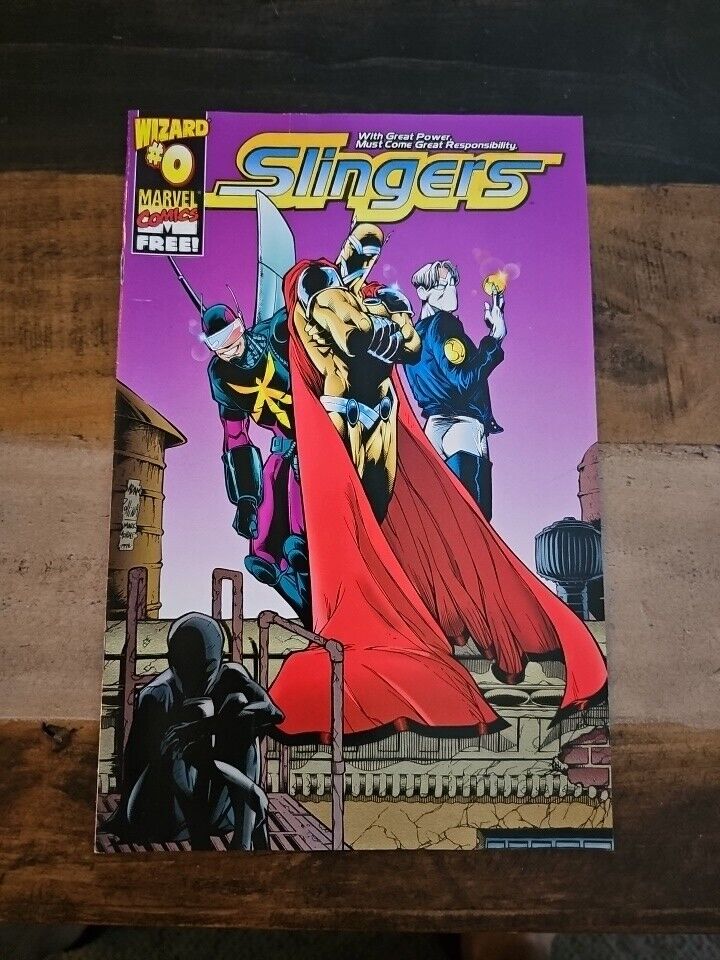 Slingers Wizard Edition #0 Marvel Comics (Oct, 1998) 1st App Slingers