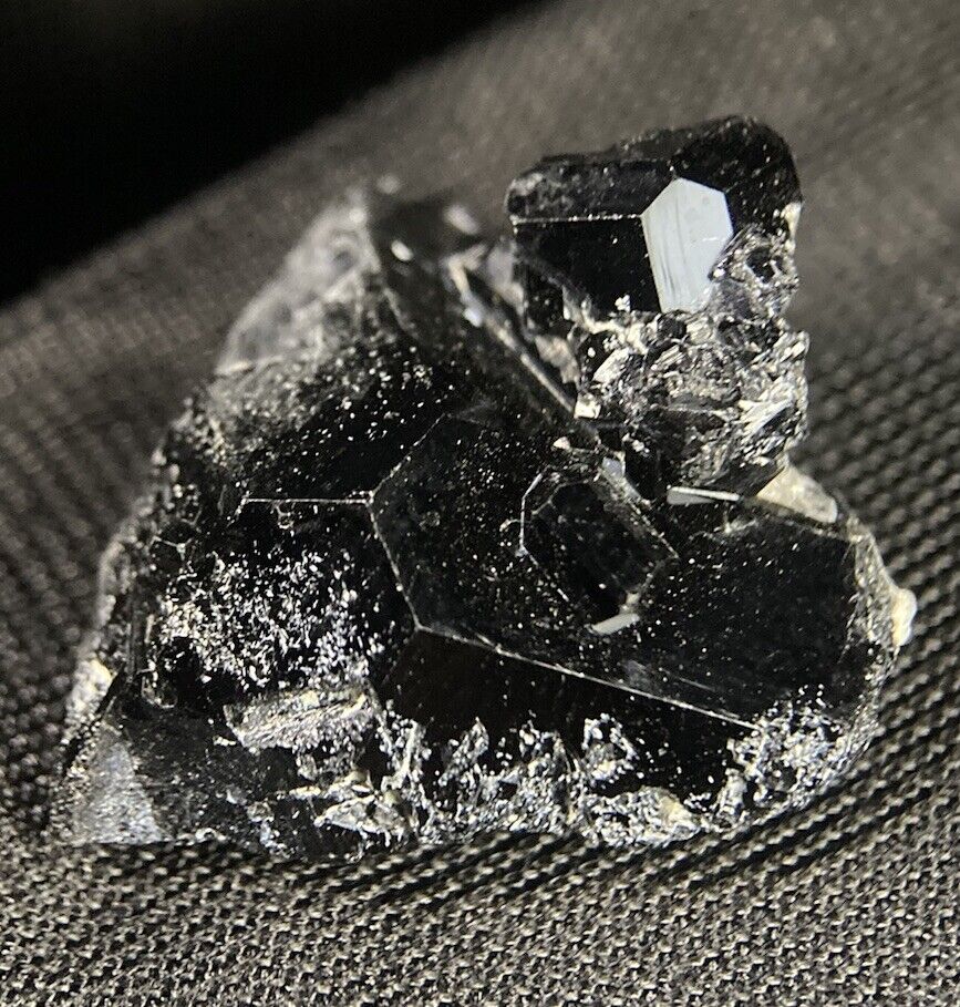 SHINY Terminated BLACK TOURMALINE Crystal Specimen Erongo Mountains NAMIBIA
