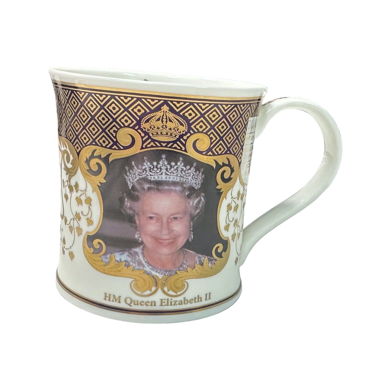 Dunoon HM Queen Elizabeth II Portrait Longest Reigning Monarch Tea Coffee Mug