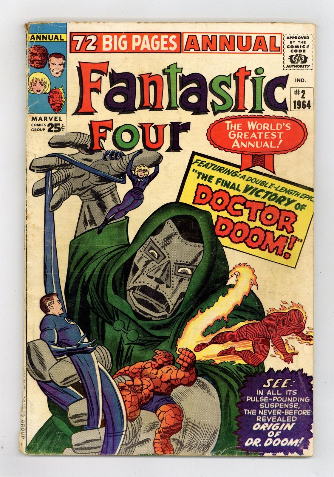 Fantastic Four Annual #2 PR 0.5 1964