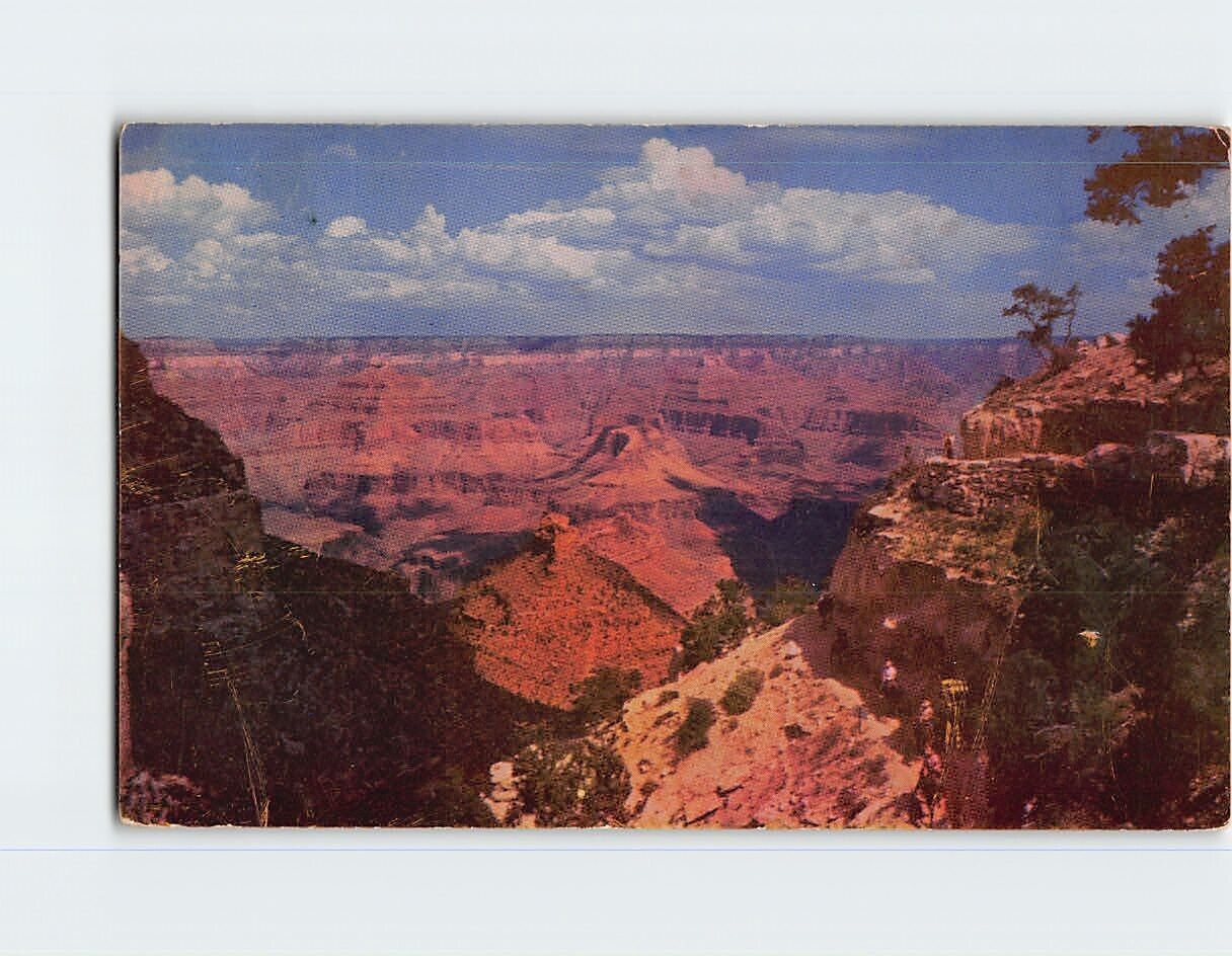 Postcard Bright Angel Trail Grand Canyon National Park Arizona USA