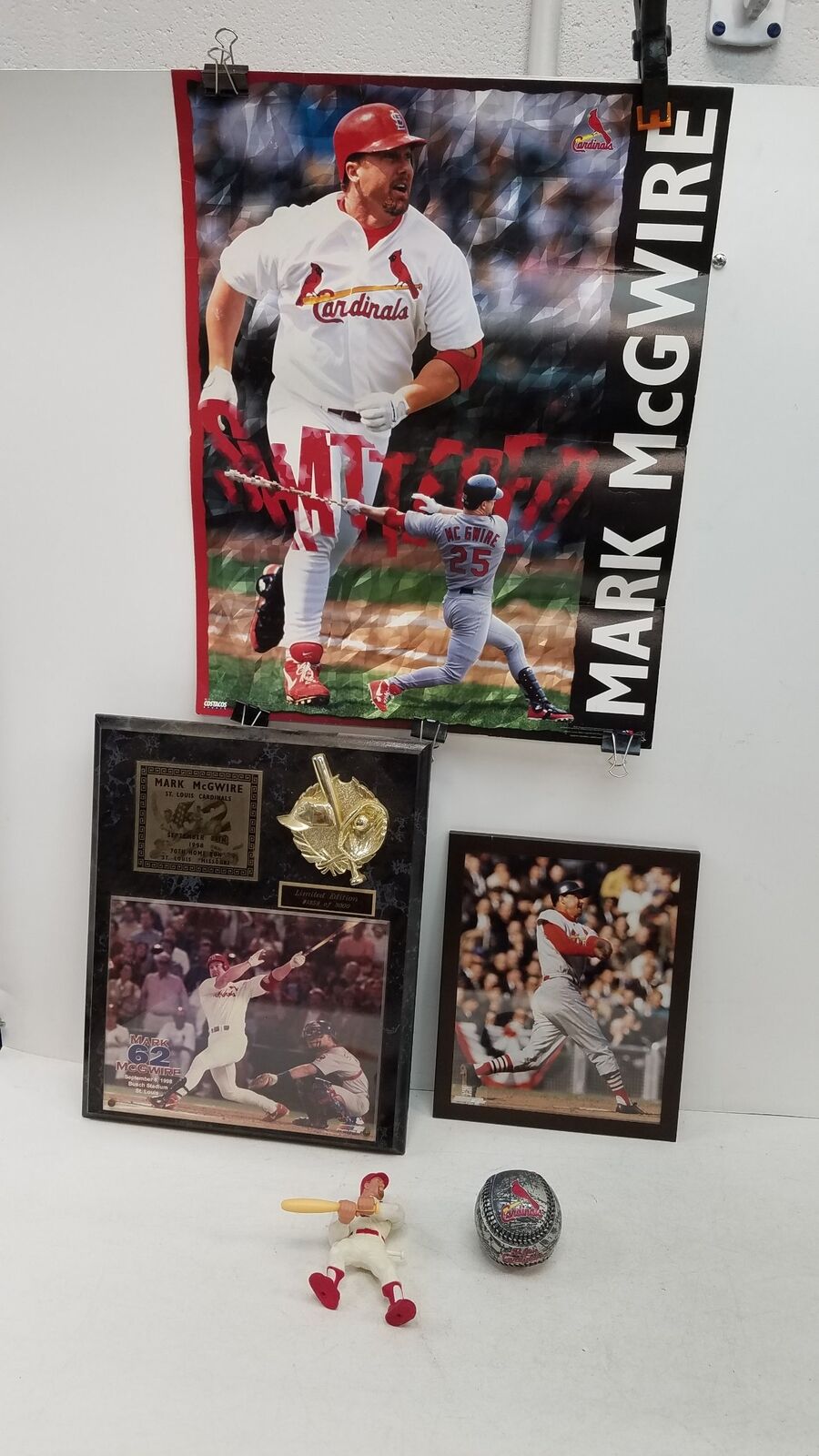 St. Louis Cardinals Bundle - Stan Musial Picture, Team Ball, Mark McGwire Items