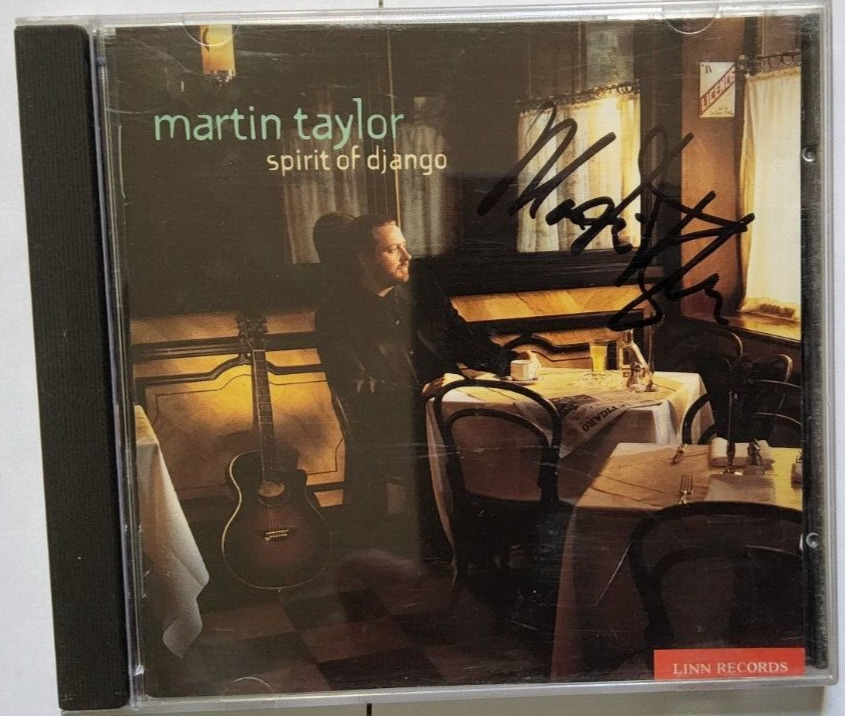 Martin Taylor – Spirit Of Django CD album signed 1994