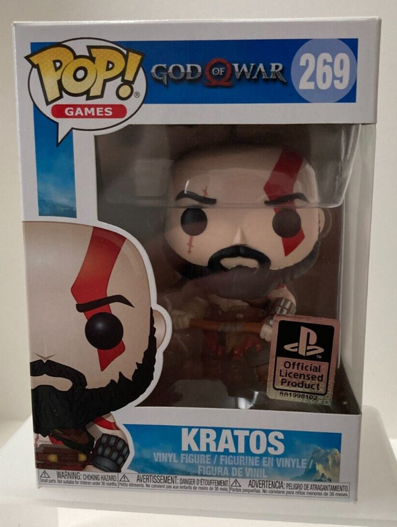 Funko Pop Games Vinyl: God of War - Kratos #269 PlayStation - Vaulted