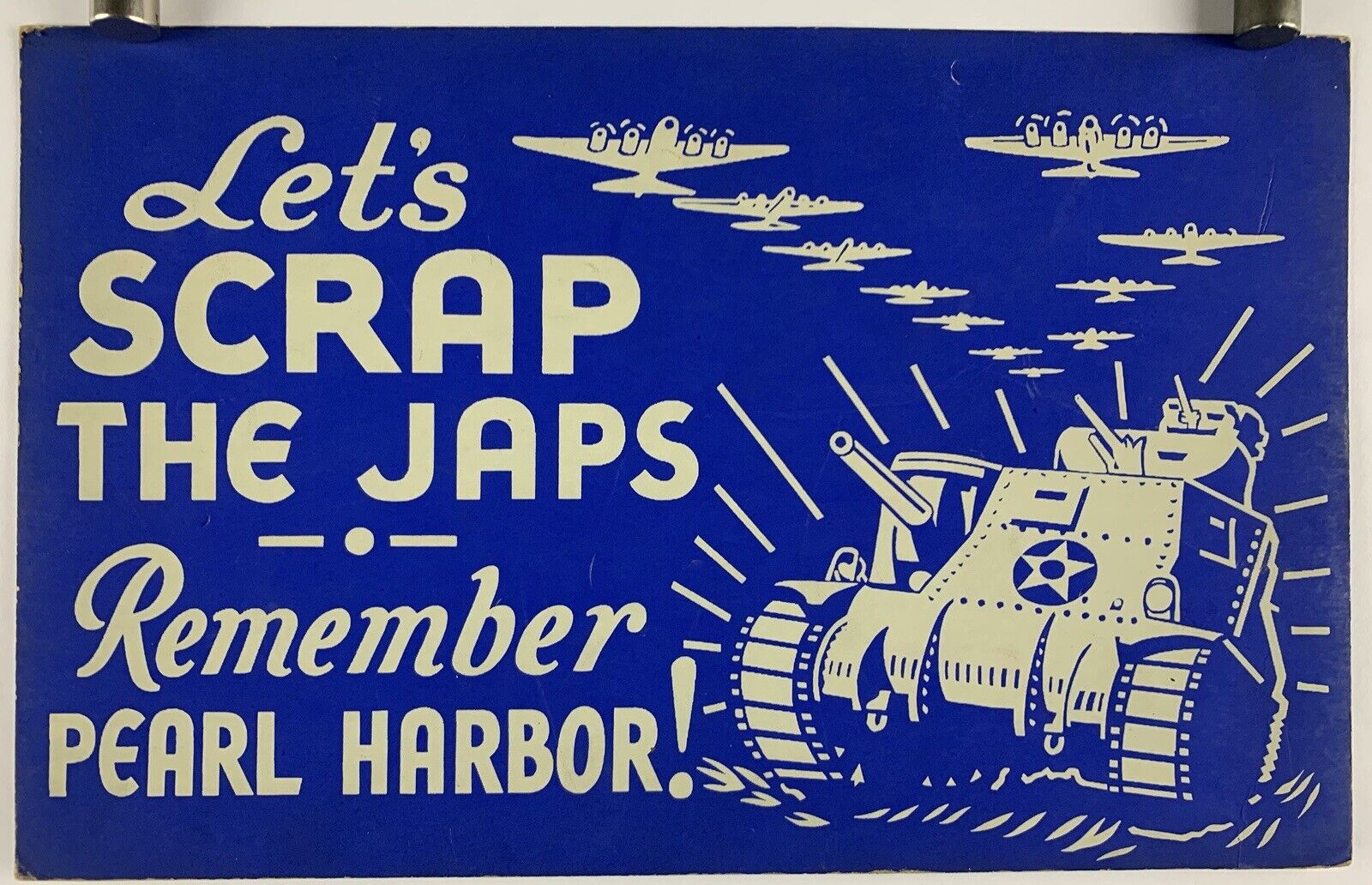 LETS SCRAP THE JAPS REMEMBER PEARL HARBOR World War 2 Poster 1945 11\