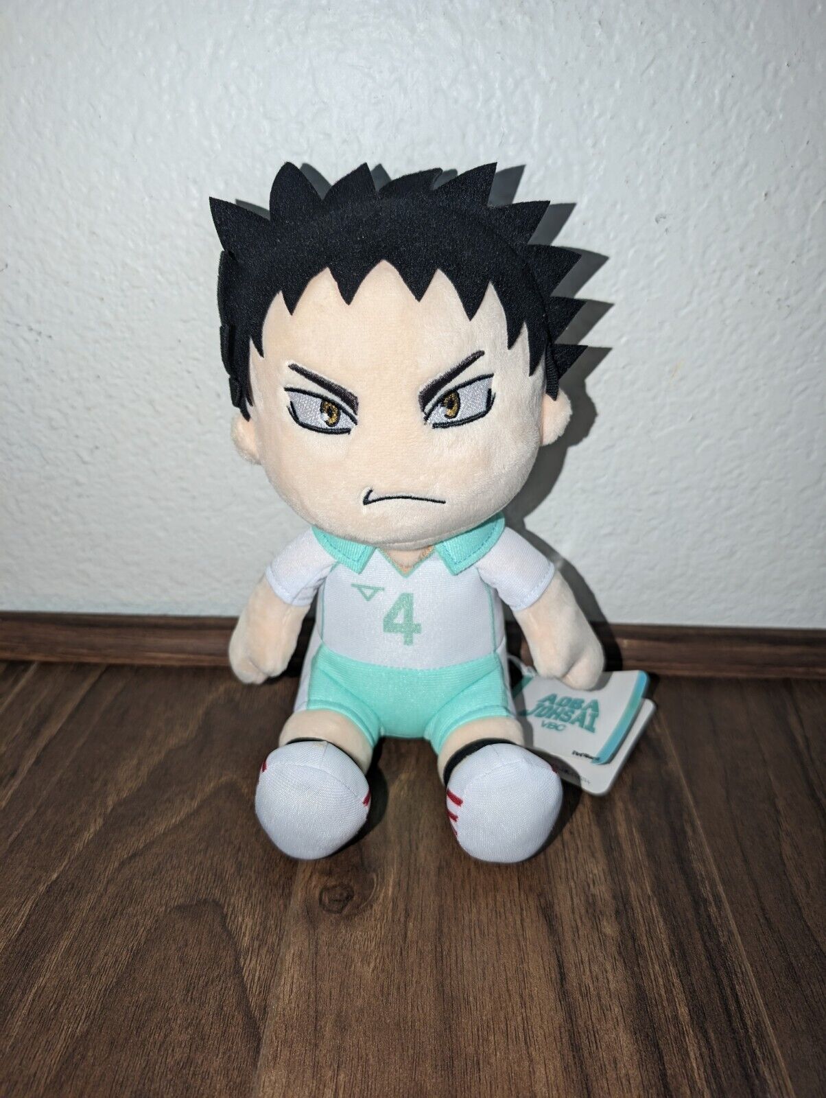 NEW Rare Haikyuu Hajime Iwaizumi Mascot Plush Doll Sitting Ver. Official Japan