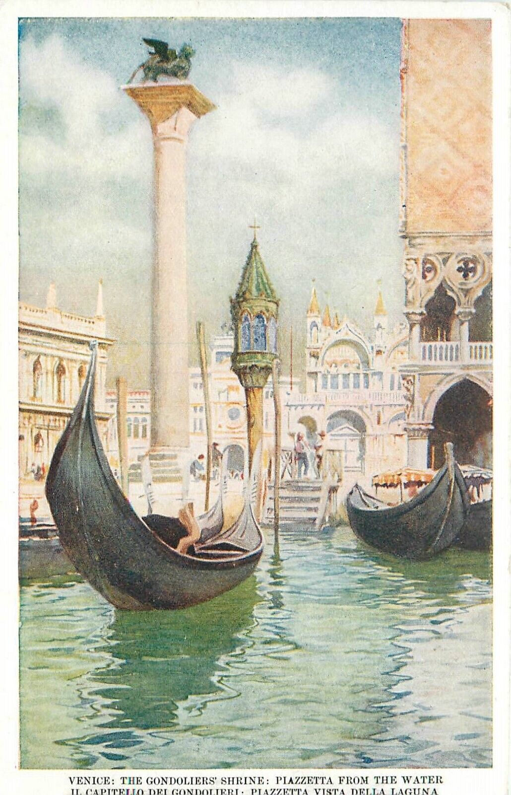 Postcard C-1910 Italy Venice Gondola Canal artist FR24-2912