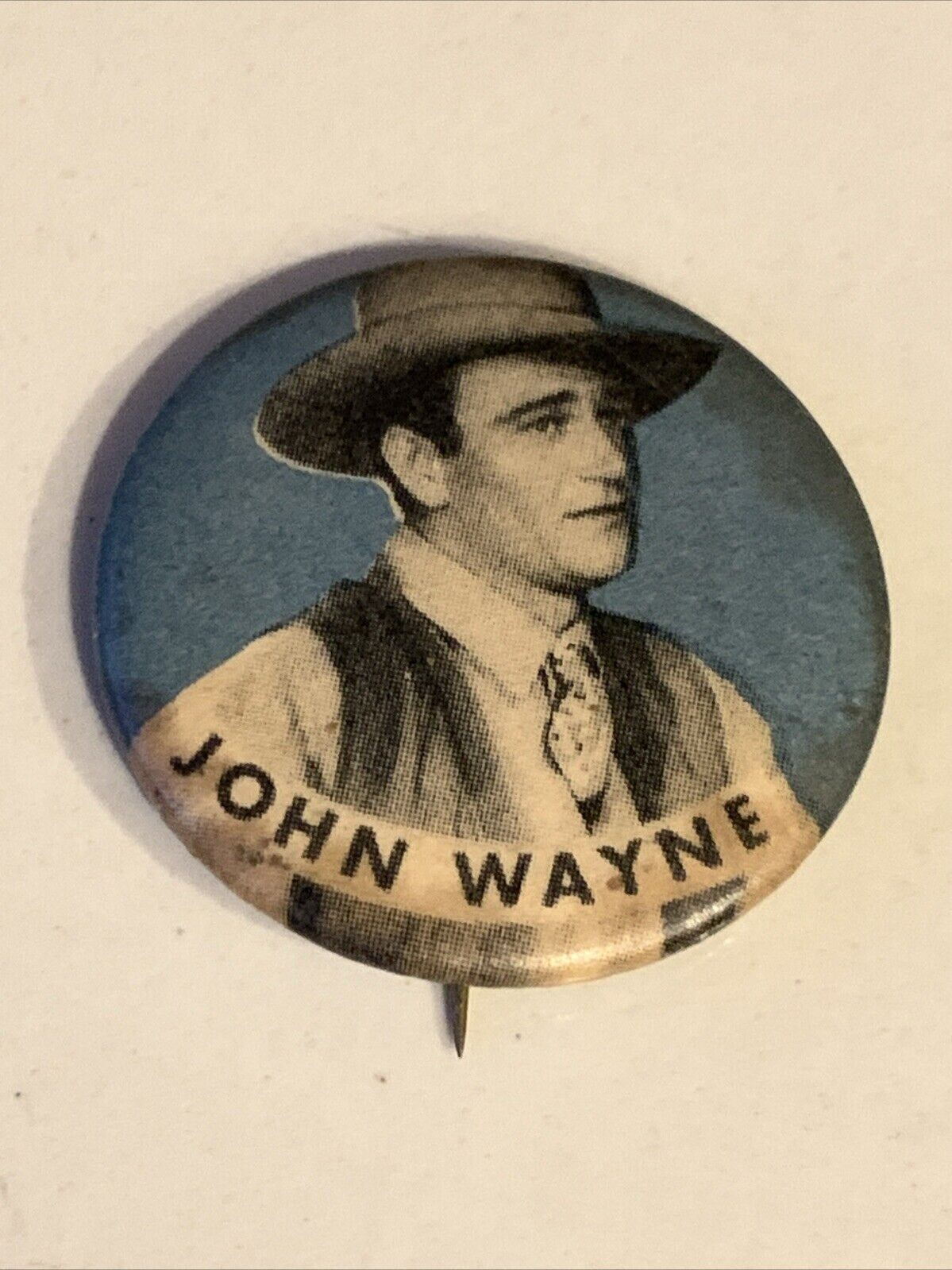 Vintage 1930’s John Wayne 1.25” Western Pin