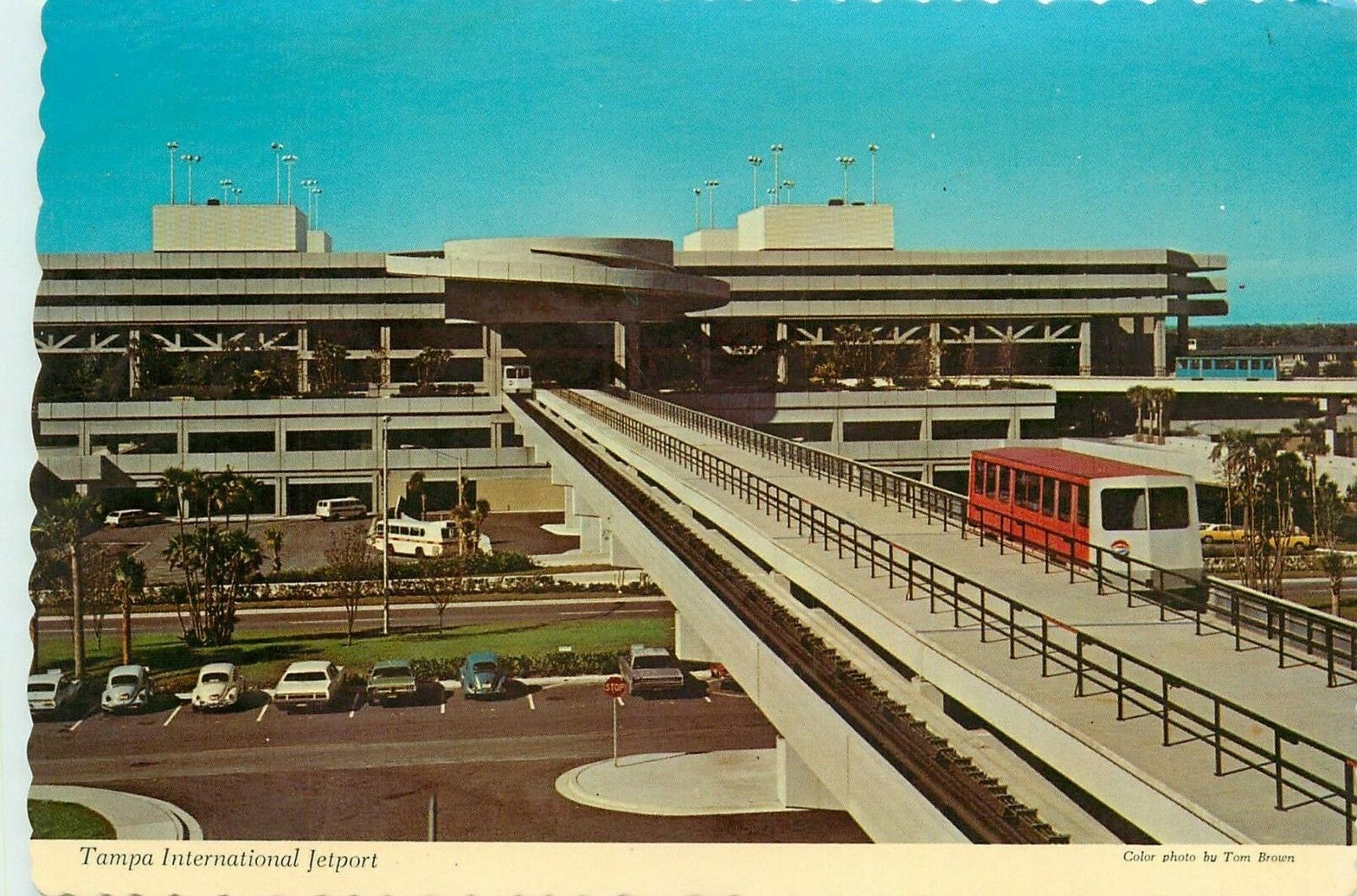 Tampa International Airport Jetport Terminal Florida FL Postcard