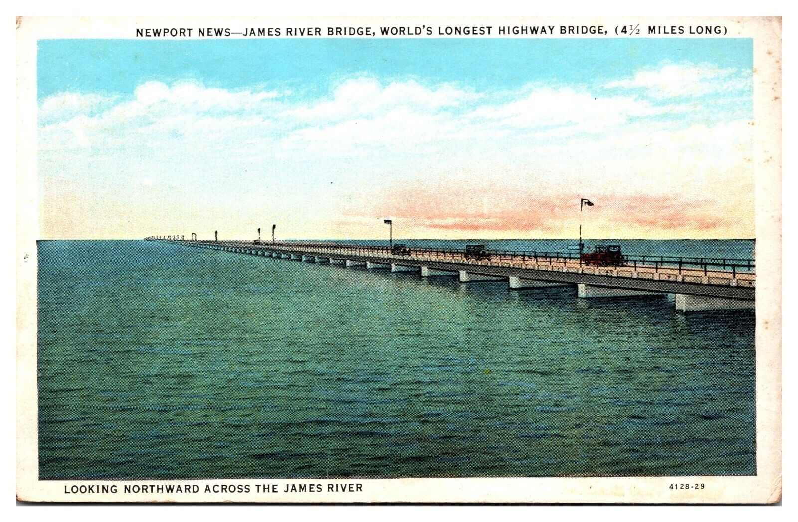 VTG Newport News-James River Bridge, World\'s Longest 4.5 Miles, Newport News, VA