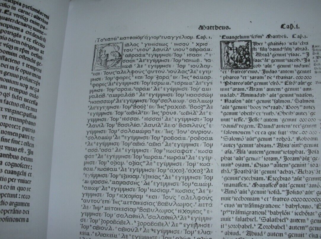 x-rare 1514 COMPLUTENSIAN POLYGLOT New Test. GREEK LATIN Watchtower research
