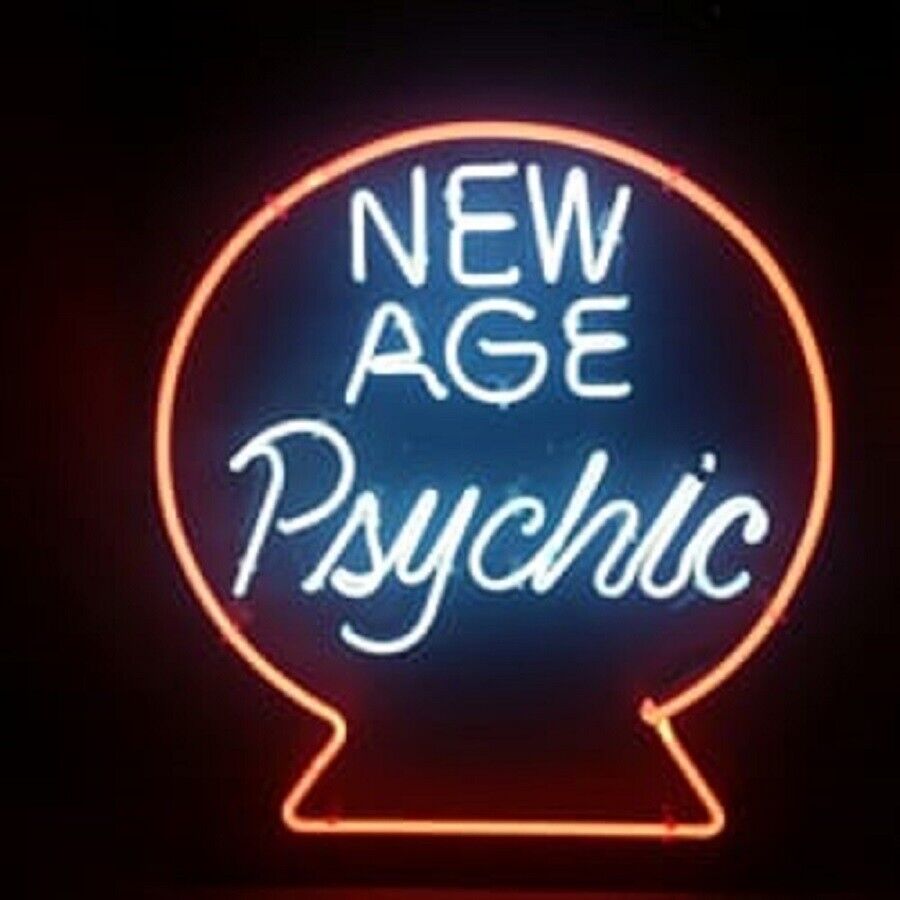 Psychic New Age Neon Sign Light Lamp Workshop Poster Cave Collection 24\