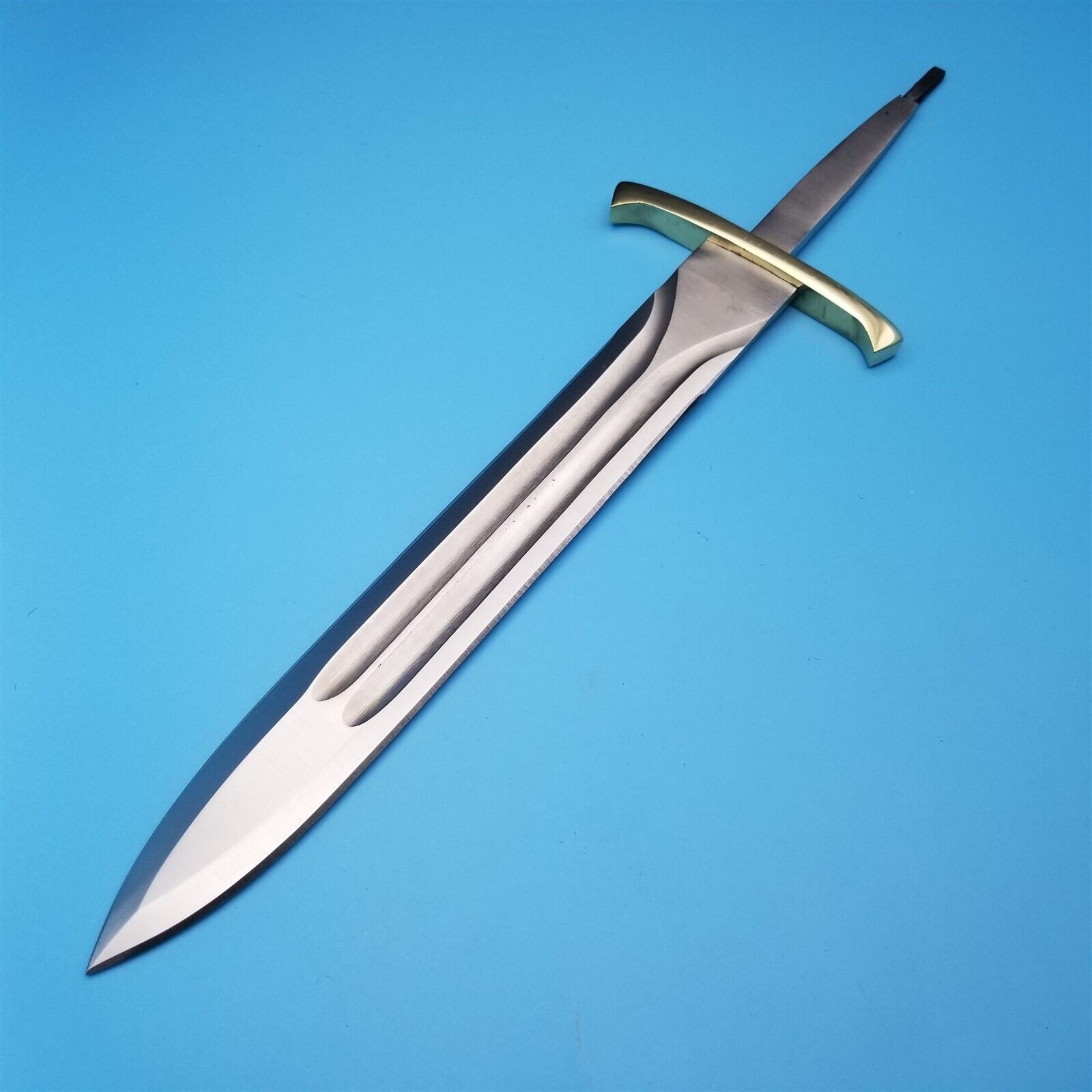 Knife Blade Blank Fixed Stainless Steel Full Tang Dagger 15.5\