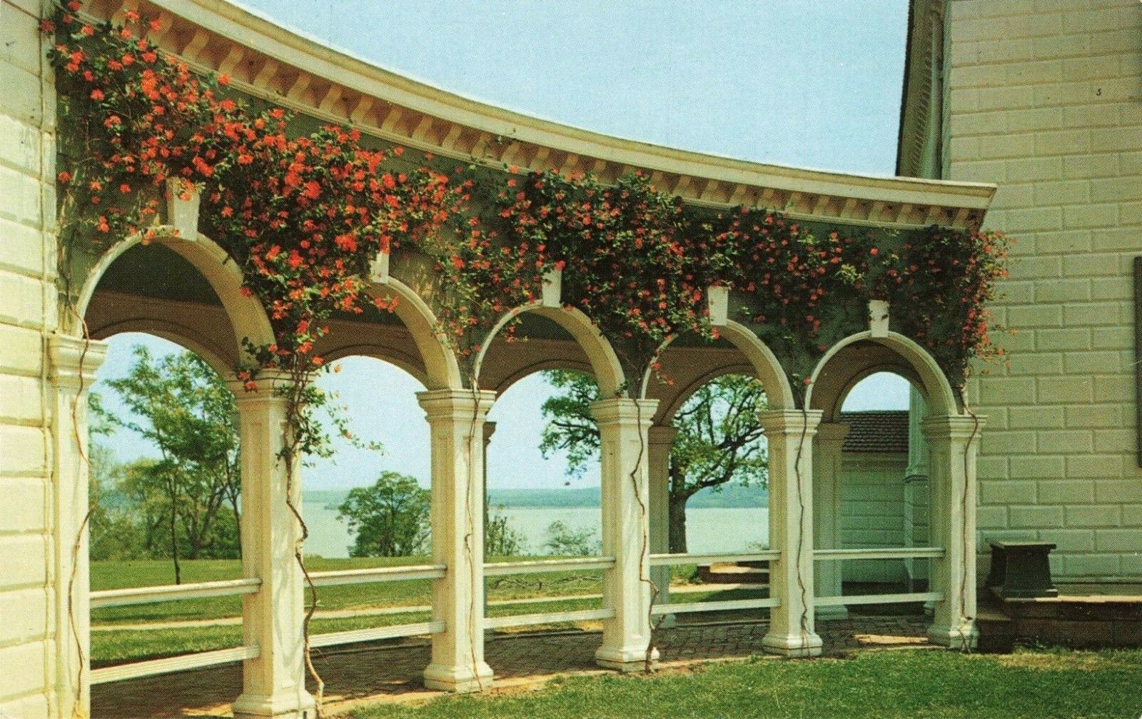 Postcard Arches Mount Vernon Mansion Virginia 