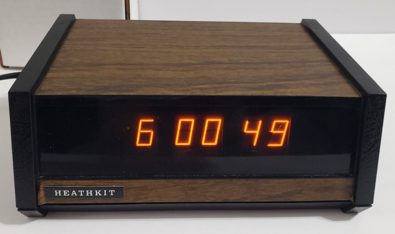 Vintage Heathkit  GC-1005 Digital Alarm Clock Tested Works