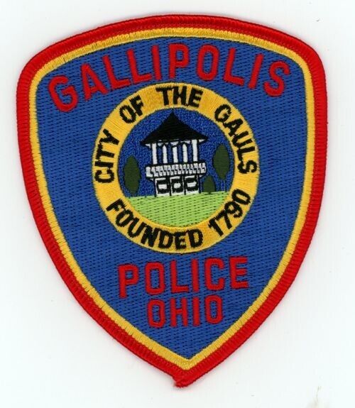 OHIO OH GALLIPOLIS POLICE NICE SHOULDER PATCH SHERIFF