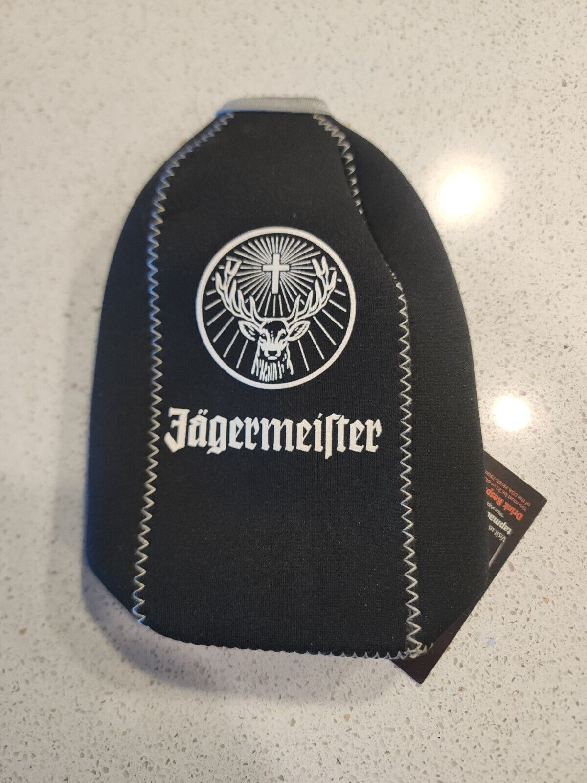 Jagermeister The Stag Zippered Bottle Holder/Carrier Foam Stay Cool Pack
