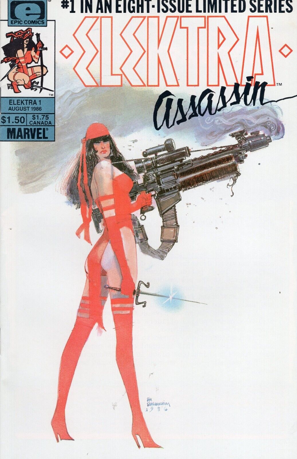 Elektra: Assassin #1 Marvel Epic Comics 1986 HIGH GRADE