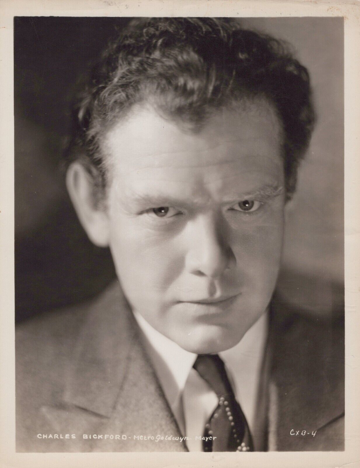 Charles Bickford (1940s) ❤ Original Vintage - Handsome Hollywood MGM Photo K 387