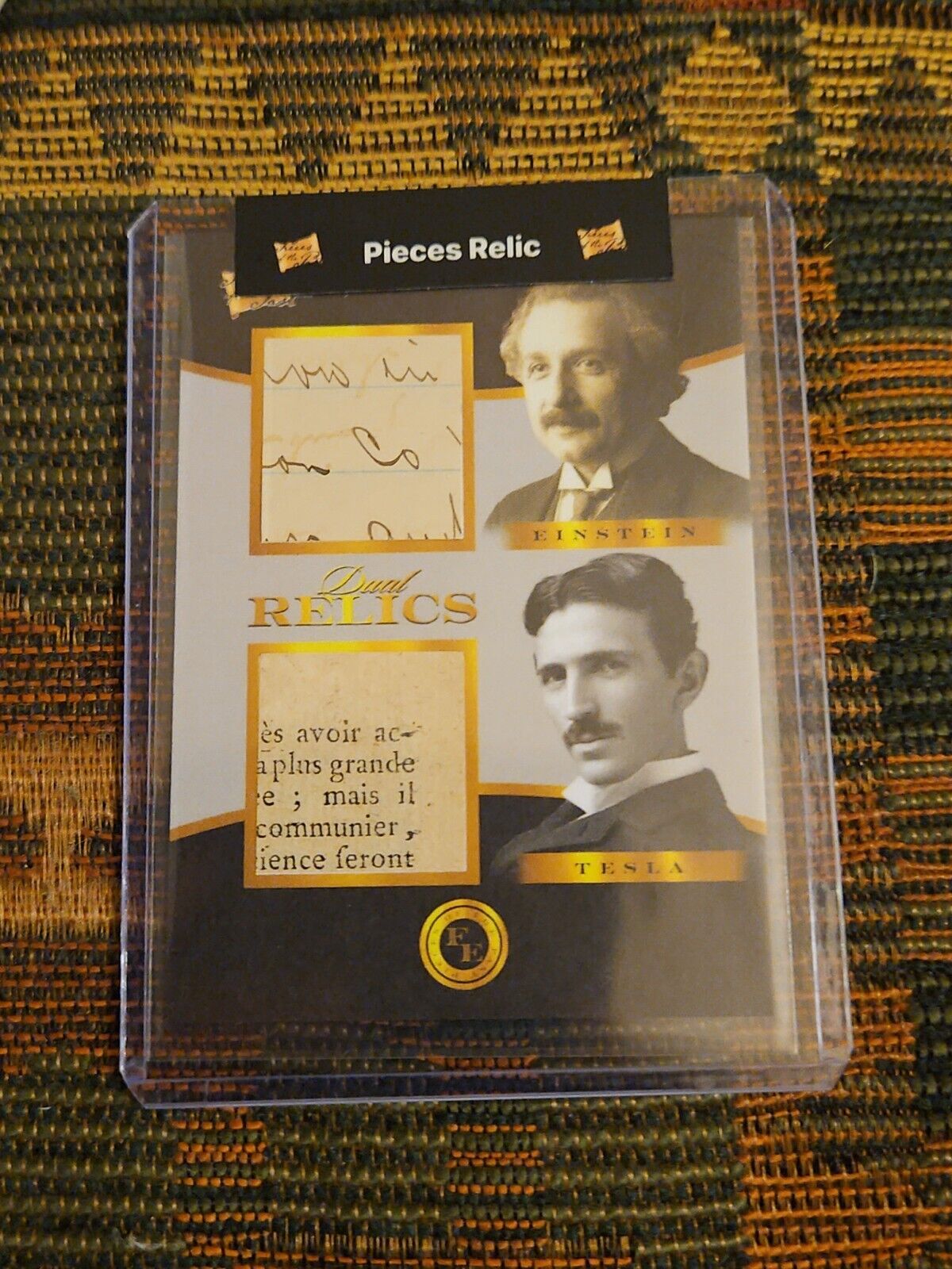 2023 Pieces of the Past Founders Edition A. Einstein & N. Tesla Dual Relic