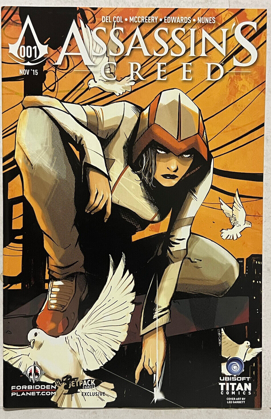 2015 Assassins Creed #1 Titan Comics McFarlane Spiderman Homage Swipe Cover NM