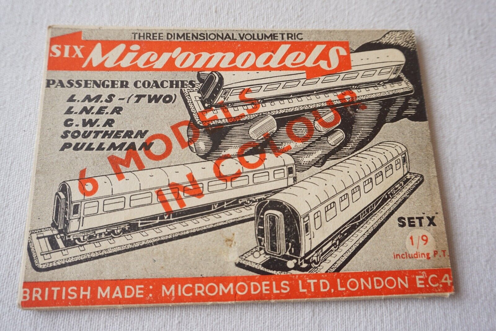 Micromodels Pre Grouping Railway Loco Coaches Model Set Sealed Unused