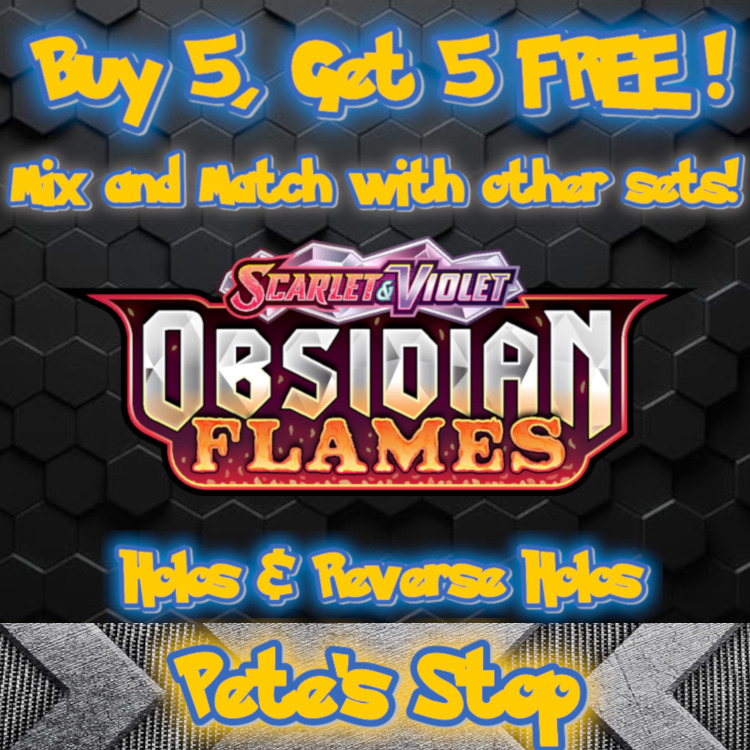 Pokemon Cards - Scarlet & Violet: Obsidian Flames - Holos & Reverse Holos