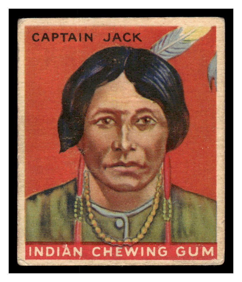 1933-40 Goudey R73 Indian Gum #41 Captain Jack IND1-03