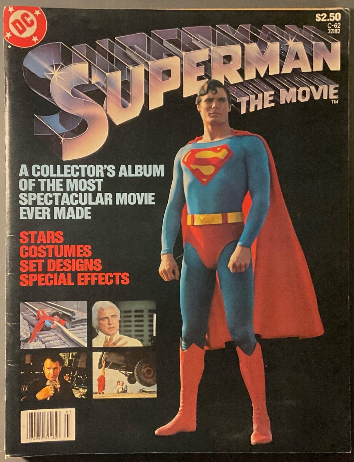 1979 DC SUPERMAN THE MOVIE COLLECTOR\'S ALBUM TREASURY EDITION C-62