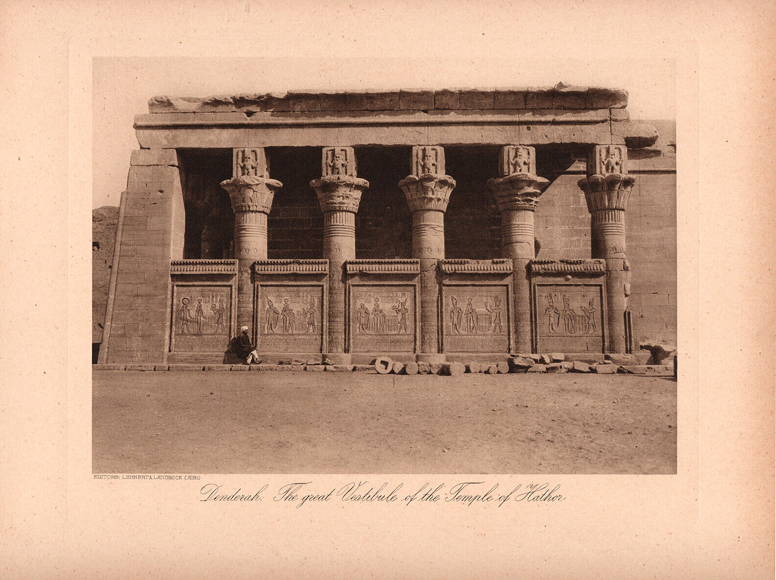 LEHNERT & LANDROCK, Upper Egypt 1925 Photogravure In the Land of the Pharaos #14