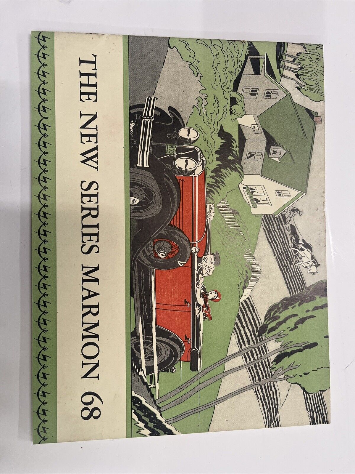 1928-1929 The New Marmon 68 Sales Brochure Book